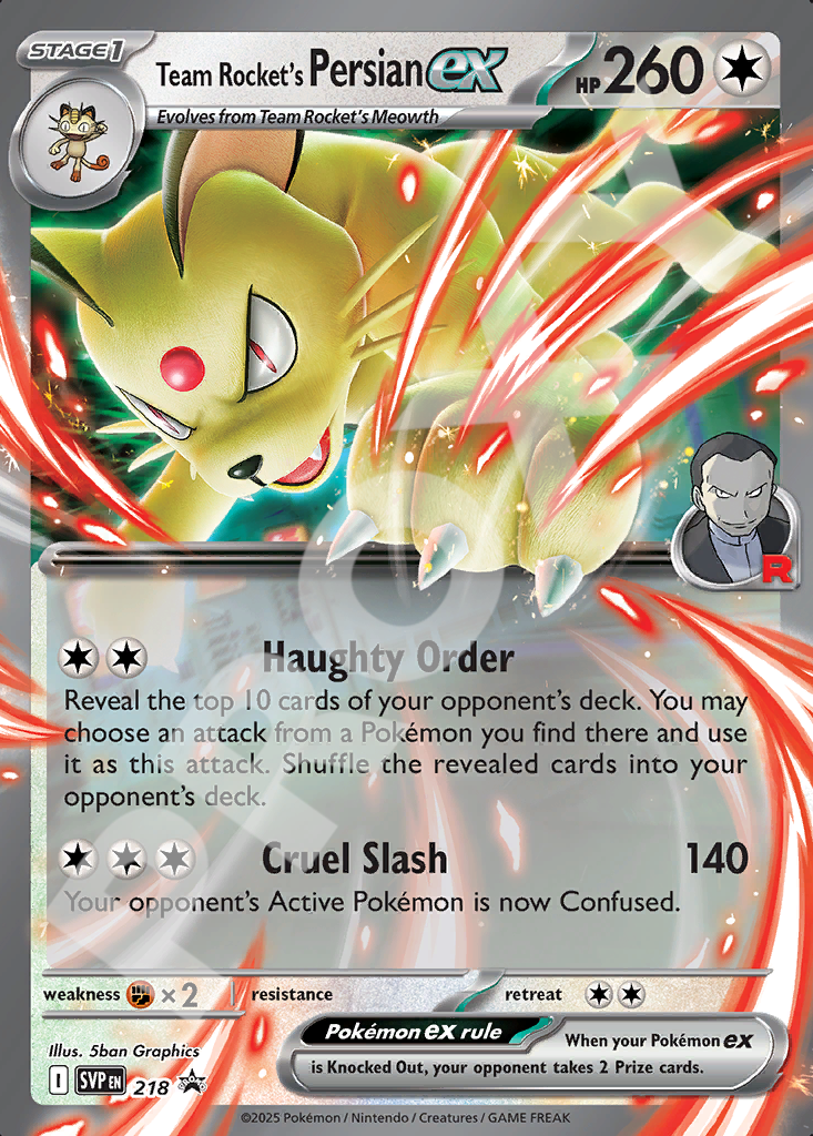 Team Rockets Persian EX 007 – Promos | The Proxy Lab