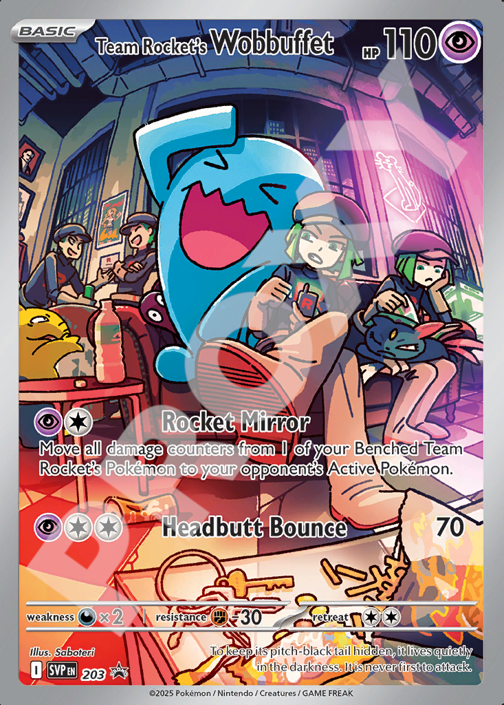 Team Rockets Wobbuffet 203 – Promos | The Proxy Lab