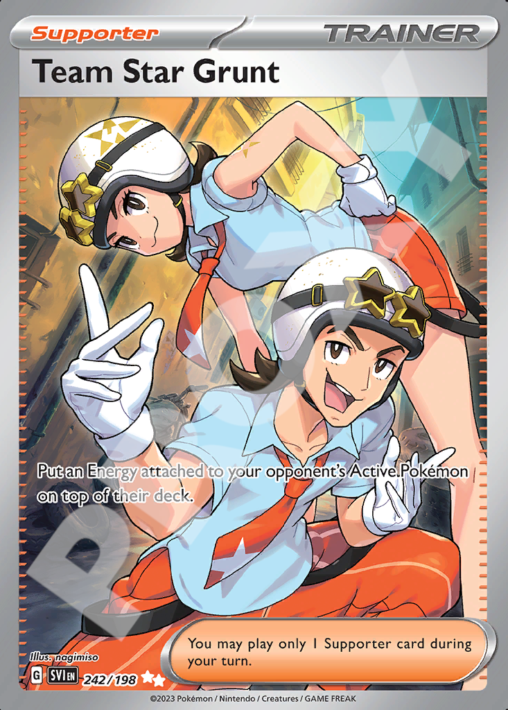 Team Star Grunt SV1 242 – Scarlet & Violet | The Proxy Lab