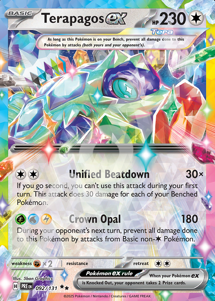 Terapagos EX 092 – Prismatic Evolutions | The Proxy Lab