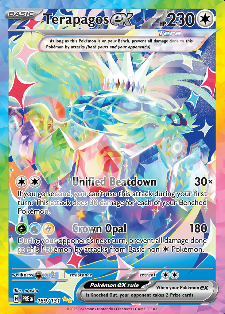 Terapagos EX 169 – Prismatic Evolutions | The Proxy Lab