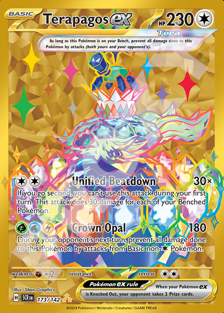 Terapagos EX 173 – Stellar Crown | The Proxy Lab