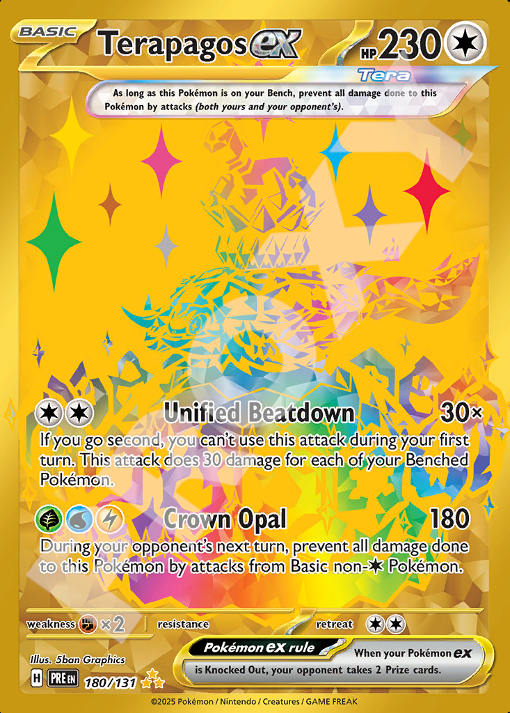 Terapagos EX 180 – Prismatic Evolutions | The Proxy Lab