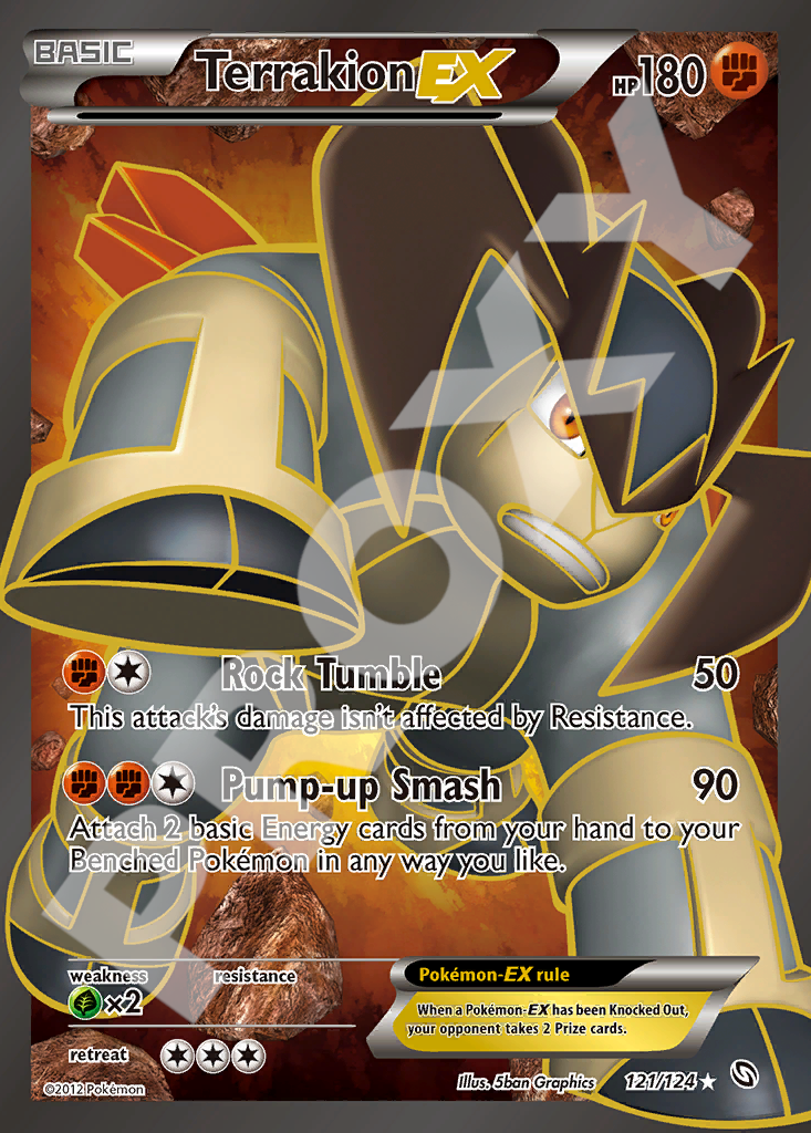 Terrakion EX 121 – Dragons Exalted | The Proxy Lab