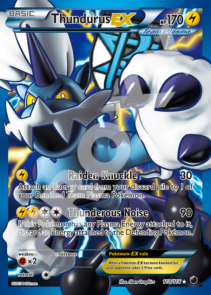 Thundurus EX 110 – Plasma Freeze | The Proxy Lab