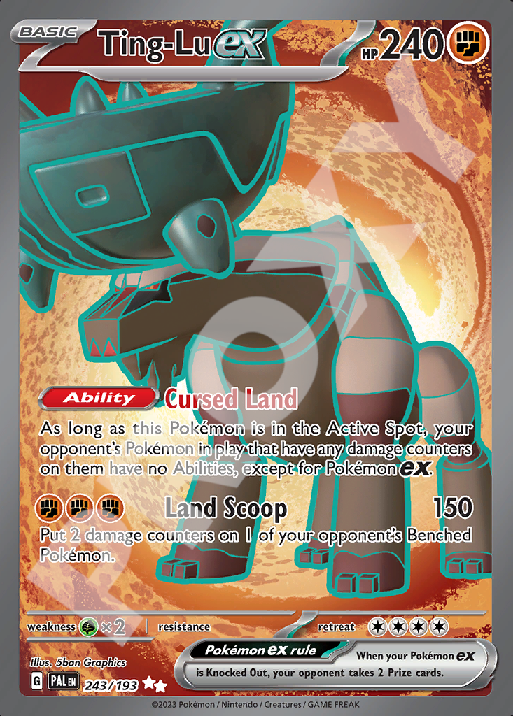 Ting-Lu EX 243 – Paldea Evolved | The Proxy Lab