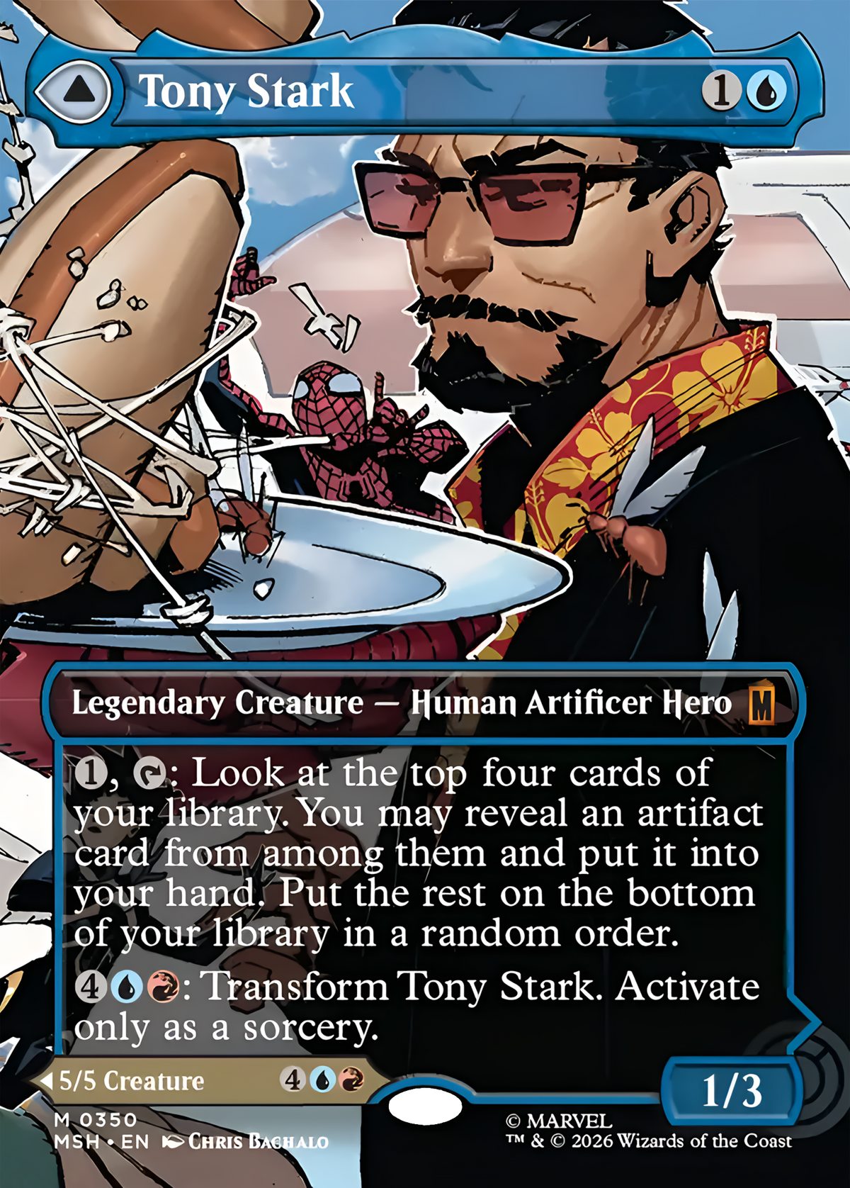 Custom Proxies | DOUBLE SIDED HOLO | Tony Stark - The Invincible Iron Man