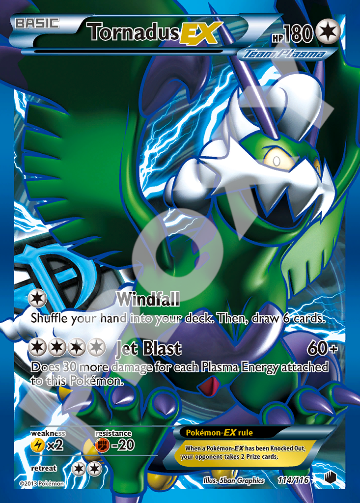 Tornadus EX 114 – Plasma Freeze | The Proxy Lab
