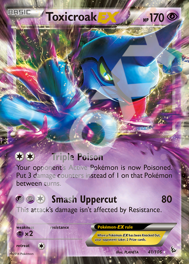 Toxicroak EX 41 – Flashfire | The Proxy Lab