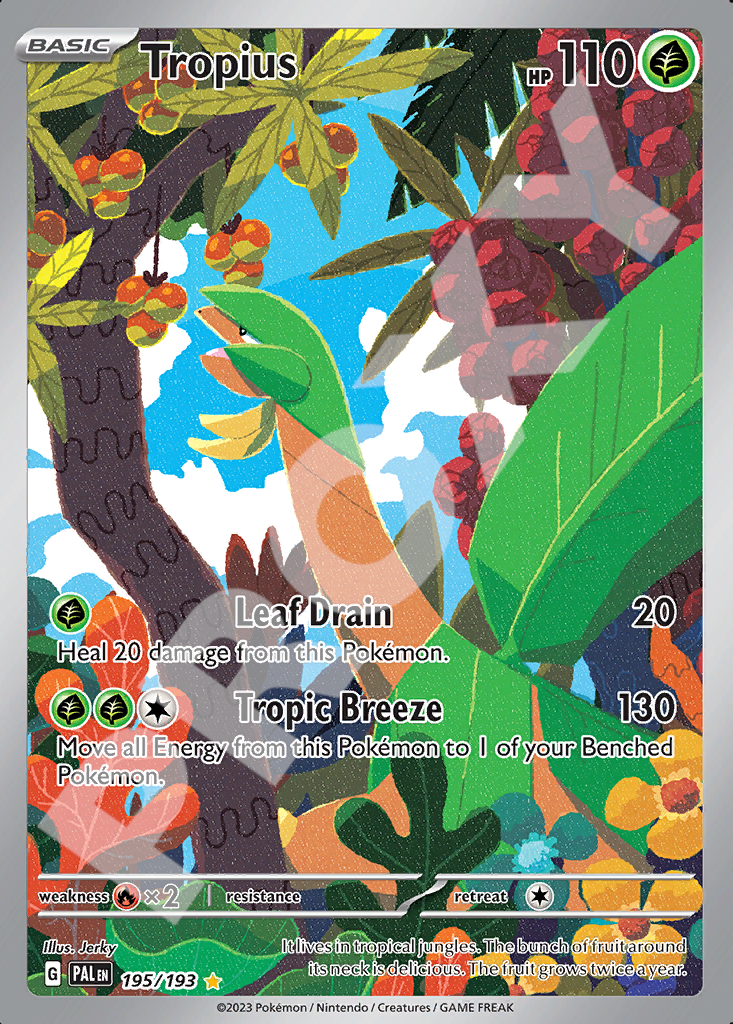 Tropius 195 – Paldea Evolved | The Proxy Lab
