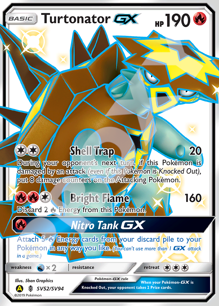 Turtonator GX SV52 – Hidden Fates | The Proxy Lab