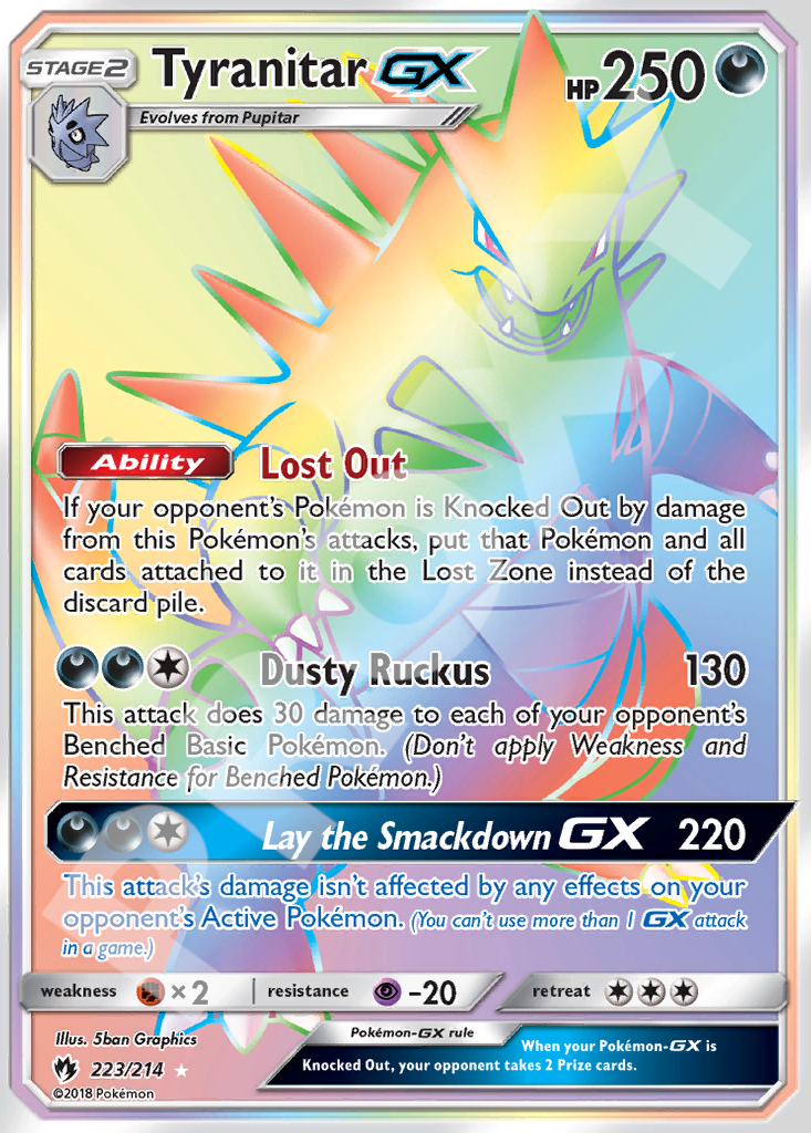 Tyrannitar GX 223 – Lost Thunder | The Proxy Lab