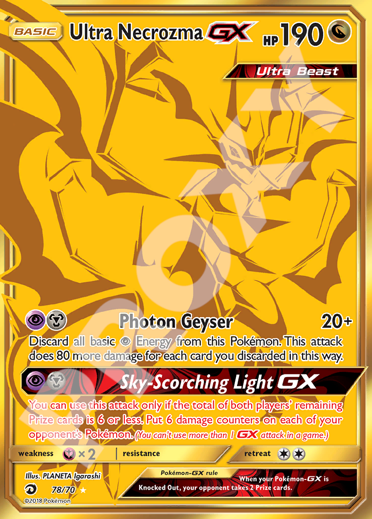 Ultra Necrozma GX 78 – Dragon Majesty | The Proxy Lab