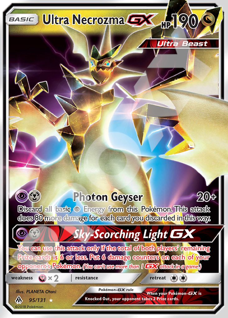 Ultra Necrozma GX 95 – Forbidden Light | The Proxy Lab