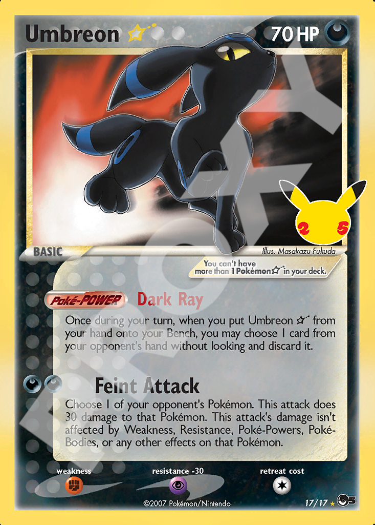 Umbreon 17 – Celebrations | The Proxy Lab