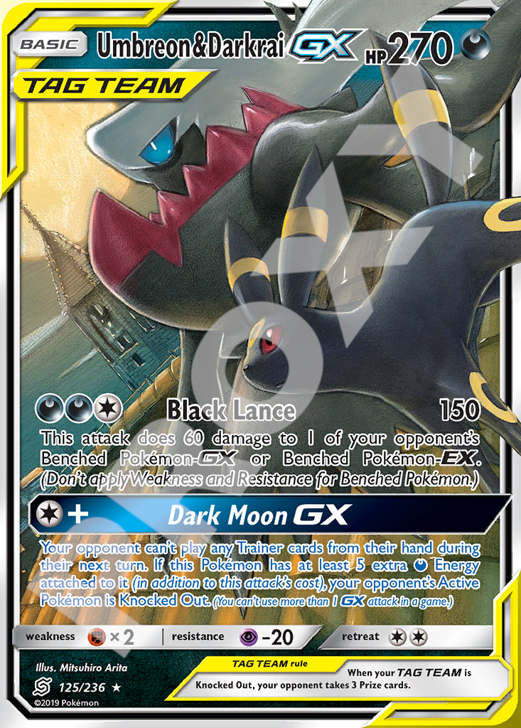 Umbreon&Darkrai GX 125 – Hidden Fates | The Proxy Lab