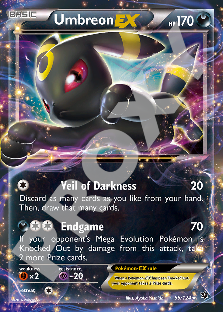 Umbreon EX 55 – Fates Collide | The Proxy Lab
