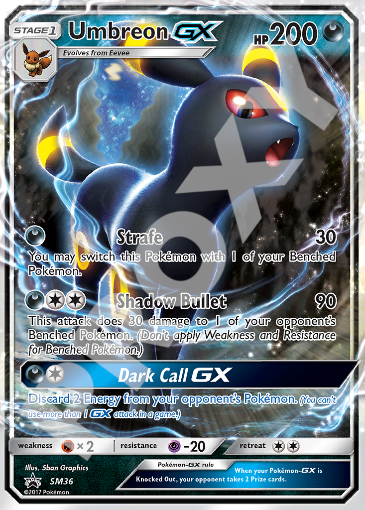 Umbreon GX SM36 – Promos | The Proxy Lab