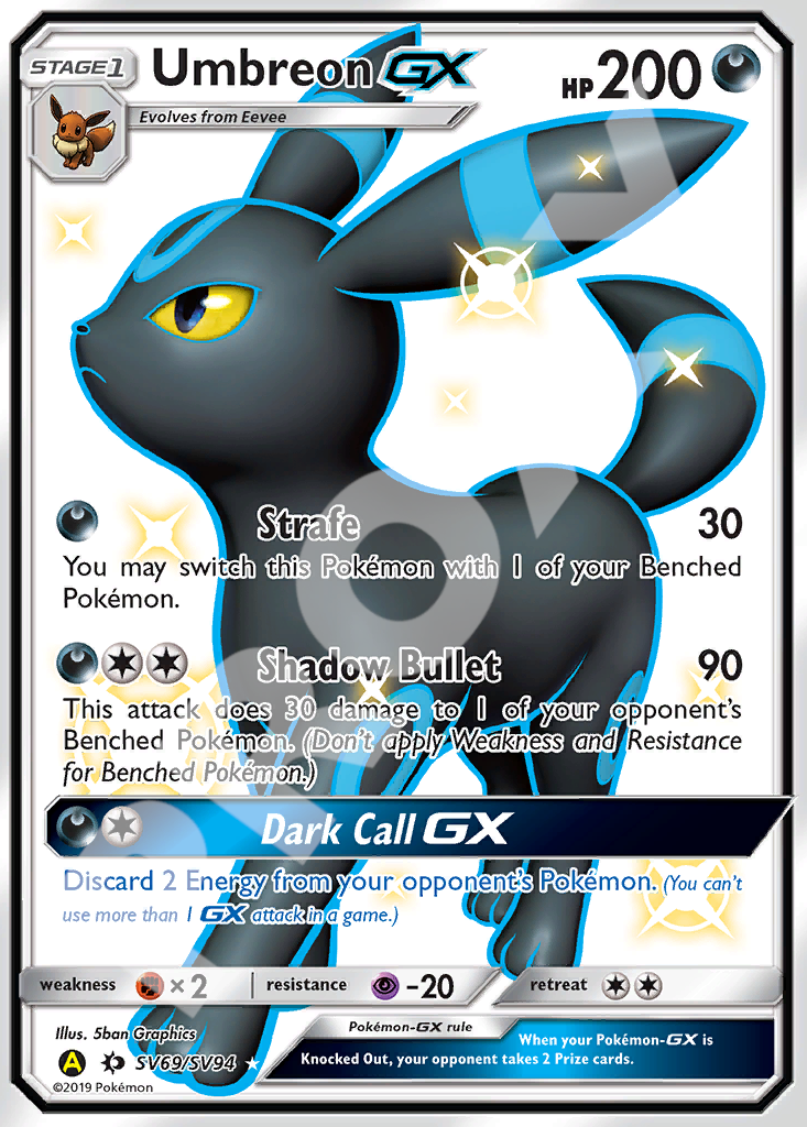 Umbreon GX SV09 – Hidden Fates | The Proxy Lab