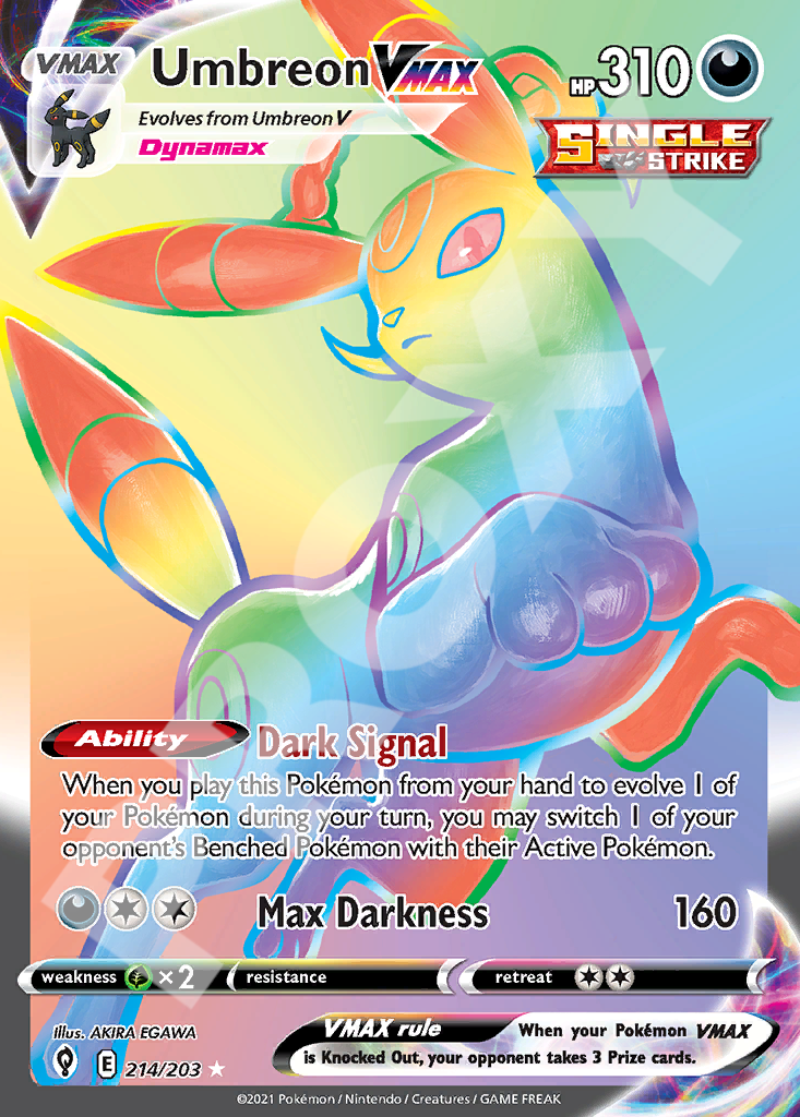Umbreon VMAX 214 – Evolving Skies | The Proxy Lab