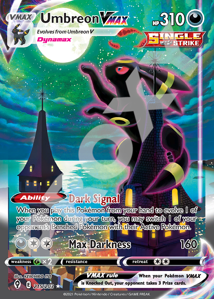 Umbreon VMAX 215 – Evolving Skies | The Proxy Lab