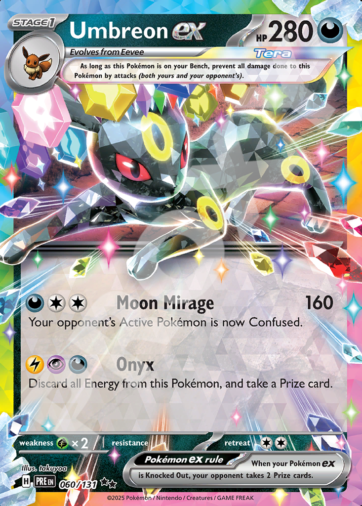 Umbreon ex 060 – Prismatic Evolutions | The Proxy Lab