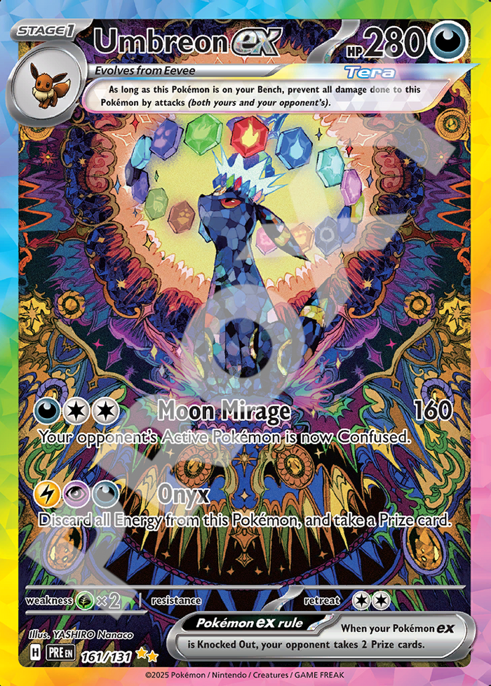 Umbreon ex 161 – Prismatic Evolutions | The Proxy Lab