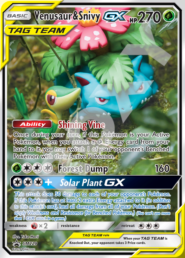 Venusaur&Snivy GX SM229 – Promos | The Proxy Lab