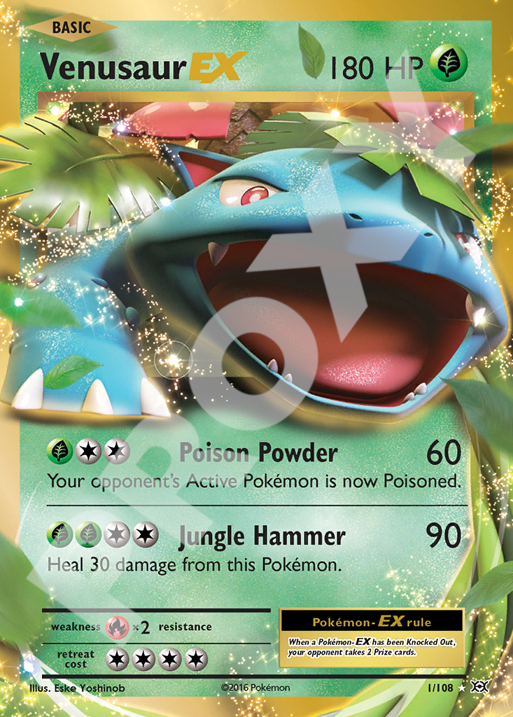 Venusaur EX 001 – Evolutions | The Proxy Lab