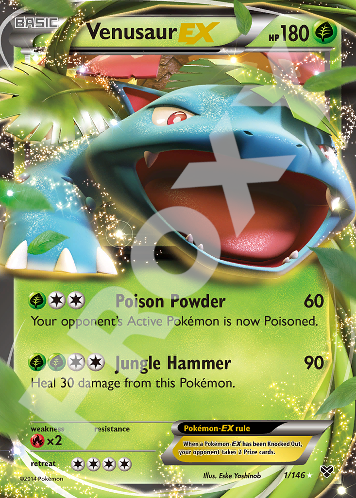 Venusaur EX 114 – XY | The Proxy Lab