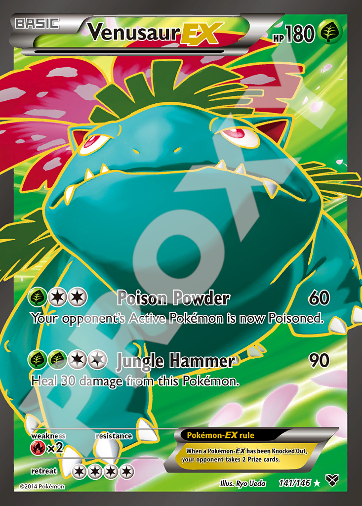 Venusaur EX 141 – XY | The Proxy Lab