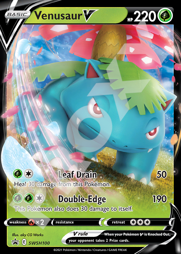 Venusaur V SWSH100 – Promos | The Proxy Lab