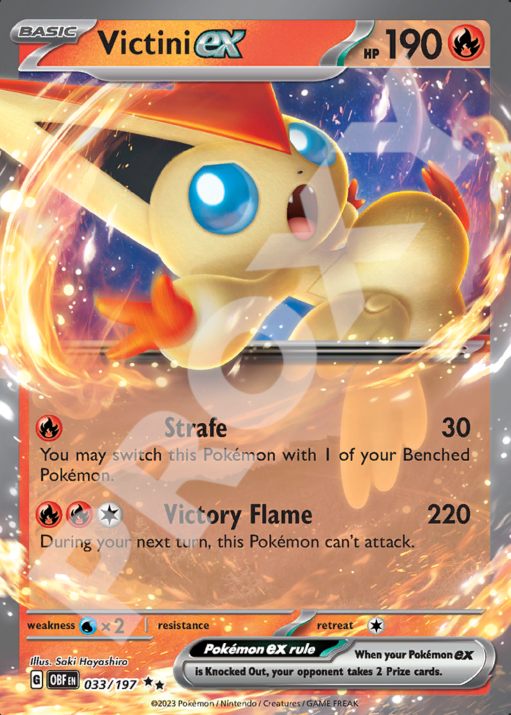 Victini EX 033 – Obsidian Flames | The Proxy Lab