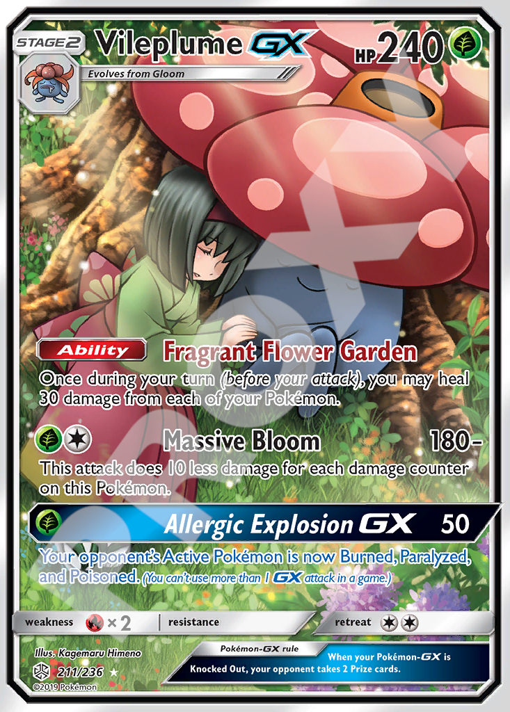 Vileplume GX 211 – Hidden Fates | The Proxy Lab