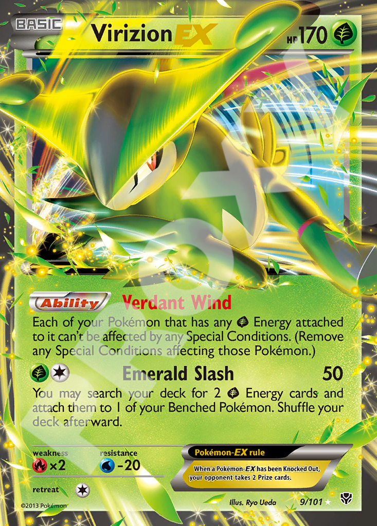 Virizion EX 009 – Plasma Blast | The Proxy Lab