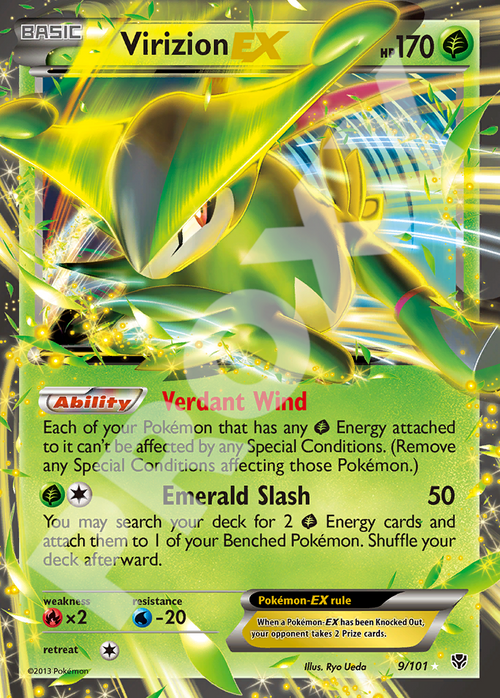 Virizion EX 009 – Plasma Blast | The Proxy Lab