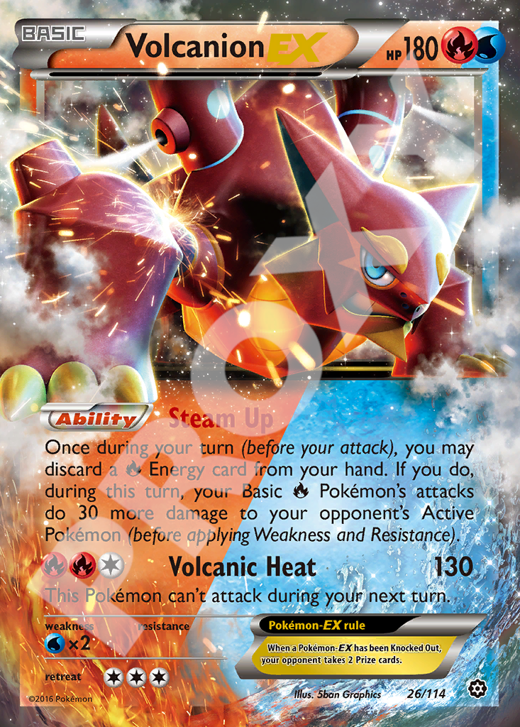 Volcanion EX 26 – Steam Siege | The Proxy Lab