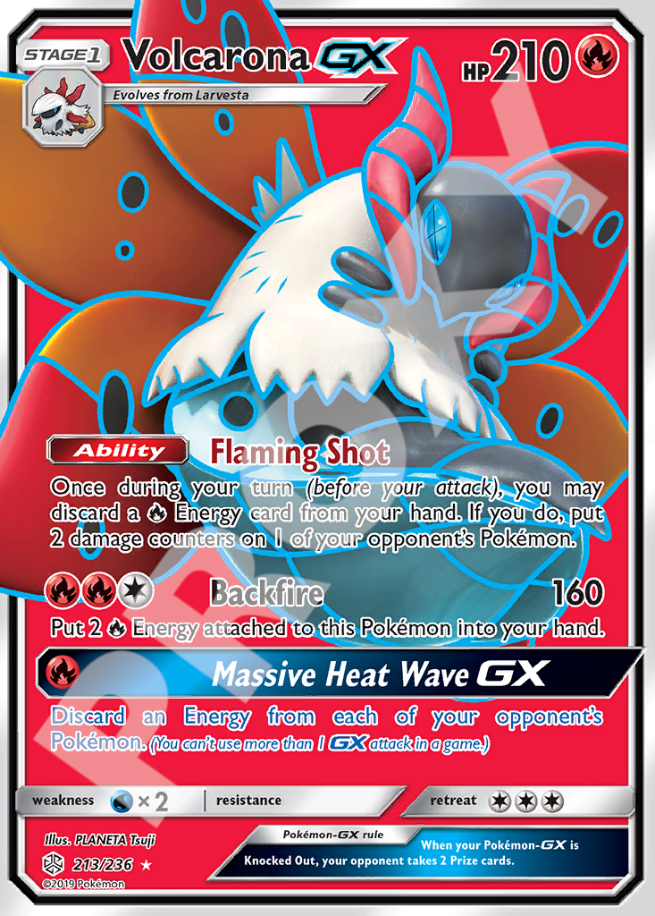 Volcarona GX 213 – Hidden Fates | The Proxy Lab