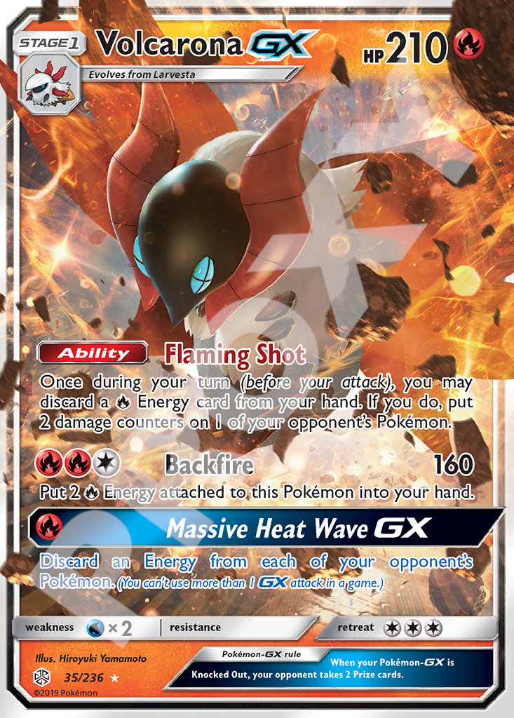 Volcarona GX 35 – Hidden Fates | The Proxy Lab