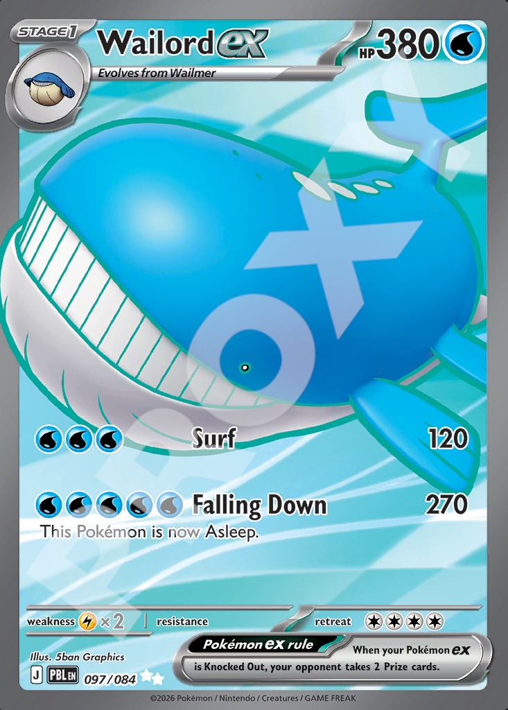 Wailord EX 097 – Pitch Black | The Proxy Lab