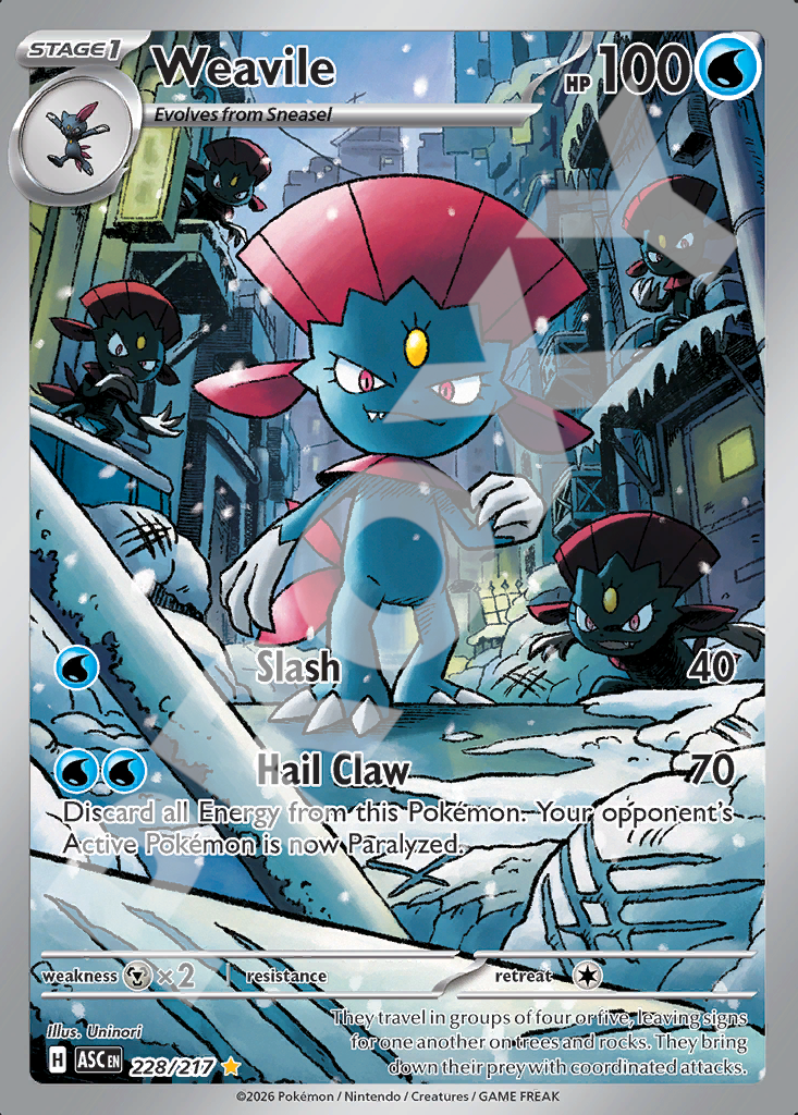 Weavile 228 – Ascended Heroes | The Proxy Lab