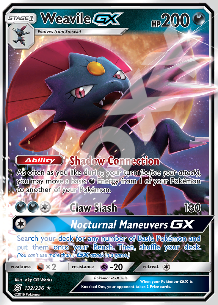 Weavile GX 132 – Hidden Fates | The Proxy Lab