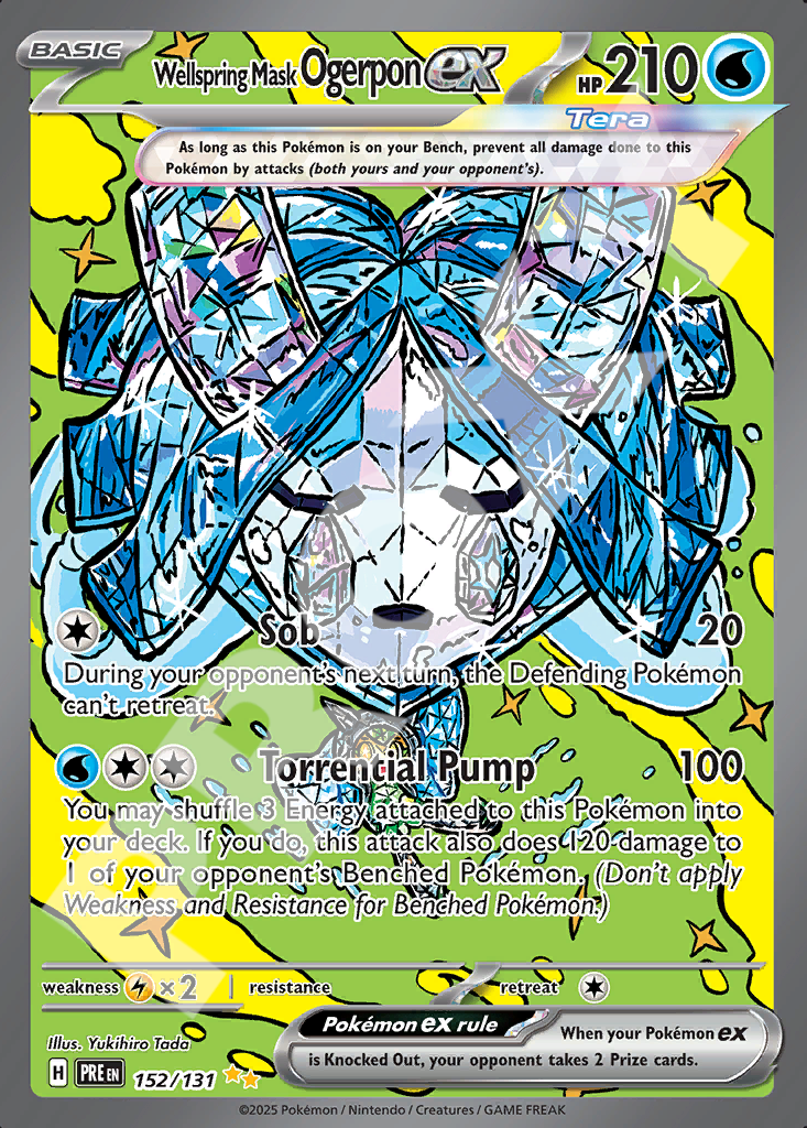 Wellspring Mask Ogerpon EX 152 – Prismatic Evolutions | The Proxy Lab