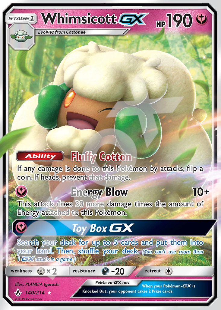 Whimsicott GX 140 – Unbroken Bonds | The Proxy Lab