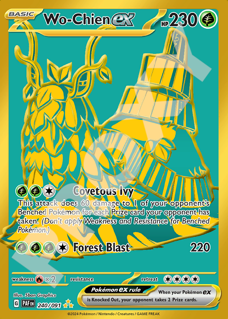 Wo-Chien EX 240 – Paldean Fates | The Proxy Lab