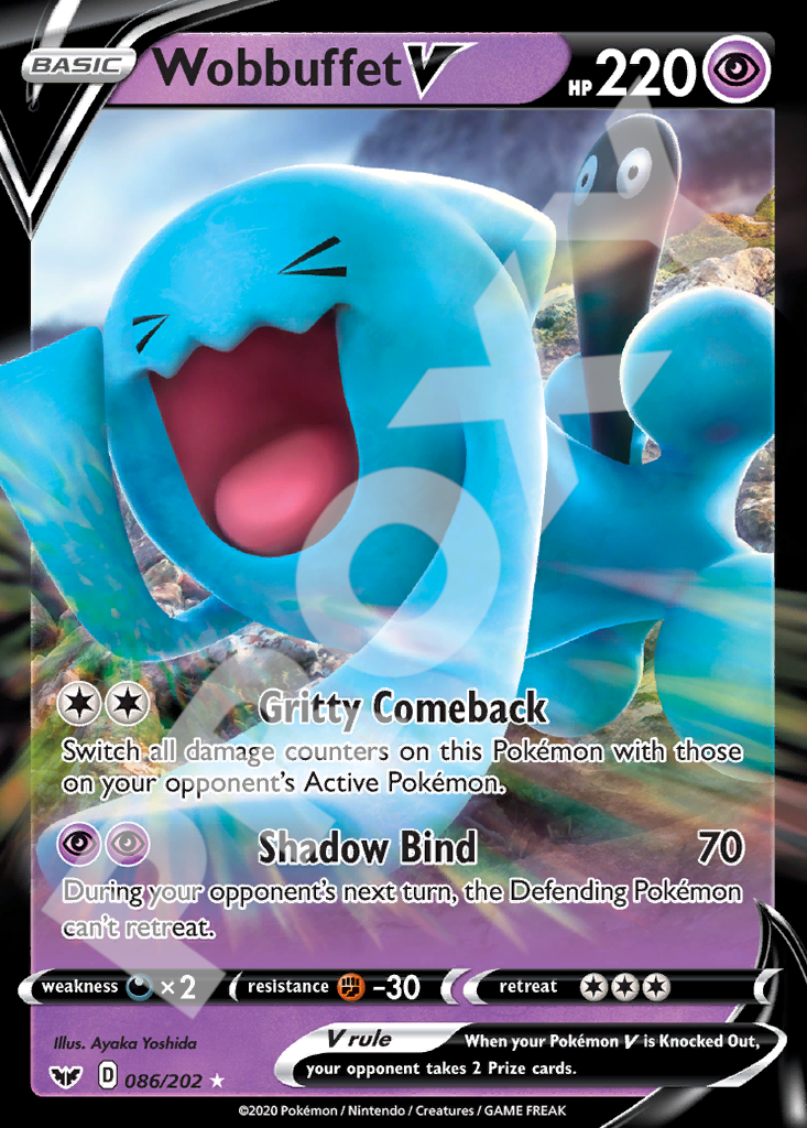 Wobbuffet V 086 – Sword & Shield | The Proxy Lab