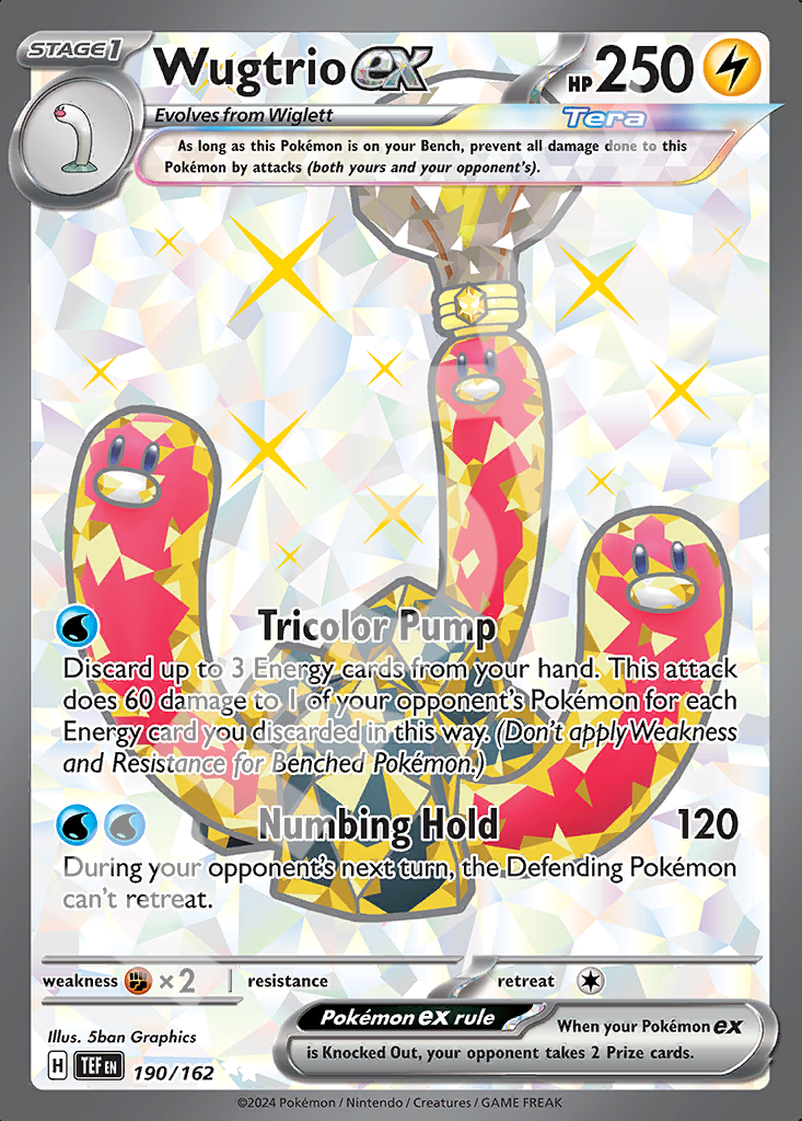 Wugtrio EX 190 – Temporal Forces | The Proxy Lab