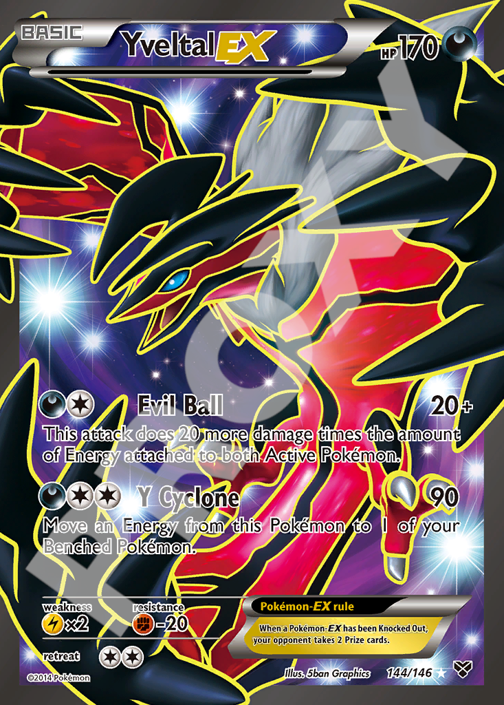 Yveltal EX 144 – XY | The Proxy Lab