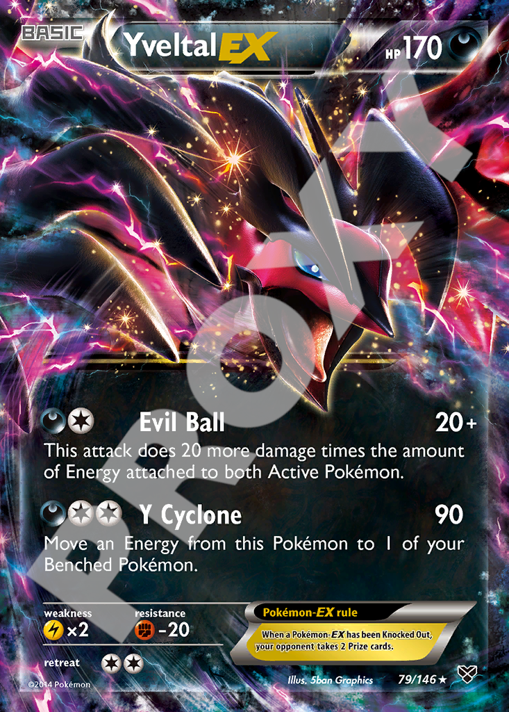 Yveltal EX 79 – XY | The Proxy Lab