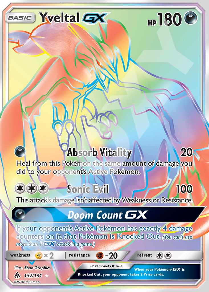 Yveltal GX 137 – Forbidden Light | The Proxy Lab